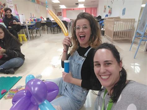 Taller de GLOBOFLEXIA en Cesur con los alumnos de educación infantil