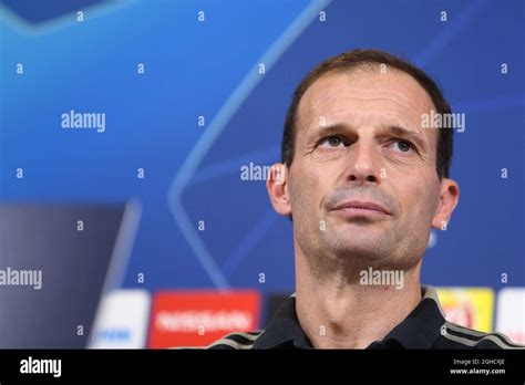 Massimiliano Allegri Manager Of Juventus During The Press Conference At