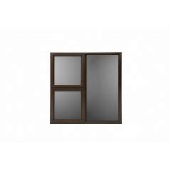 Window Frame Aluminium 28 Ptt1212 Bronze Left Hand Reflective Glass