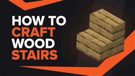 How To Make Wood Stairs In Minecraft