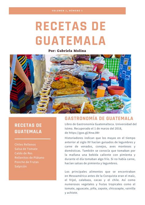 Arte Culinario Guatemalteco By Maryorie Molina Issuu