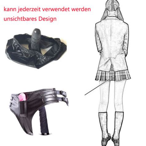Sexy G String Slip Keuschheitsgürtel Mit Dildo Masturbation Vaginal Anal Plug DE eBay