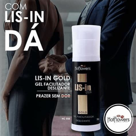 LIS IN GOLD GEL HOT FACILITADOR ANAL 30G HOT FLOWERS