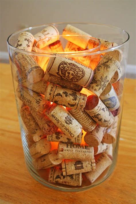 Идеи использования винных пробок в фотографиях.