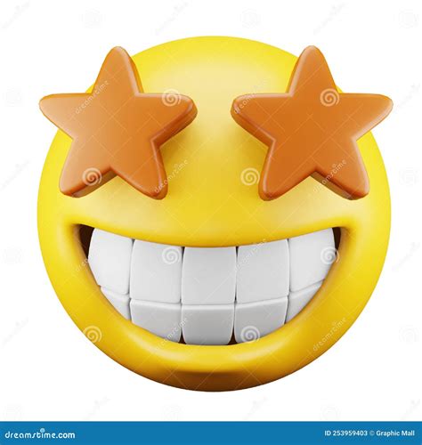 Star-Struck Face Emoji Line Icon Vector Illustration | CartoonDealer ...