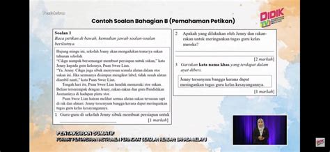 Format Uasa Bahasa Melayu Sekolah Rendah