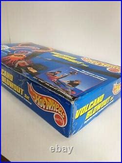 Car Track Set Rare Vintage Hot Wheels Volcano Blowout Car Track Set Brand New And Sealed