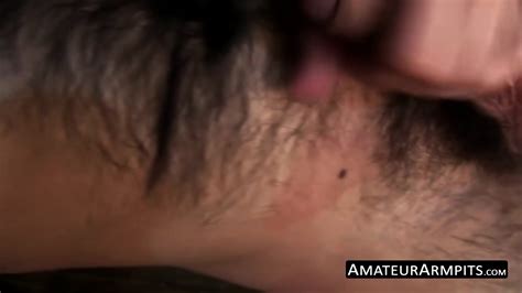 Bushy Dude Enjoys Stroking His Big Fat Fuck Stick Solo