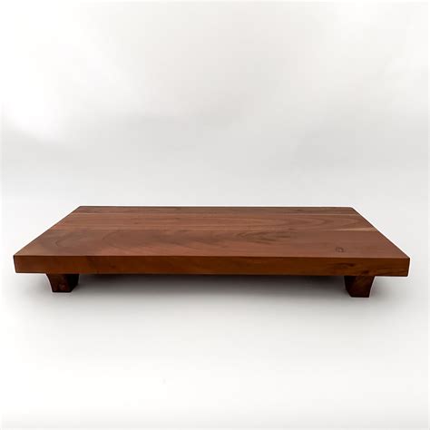 Elevated Serving Board Acacia Wood