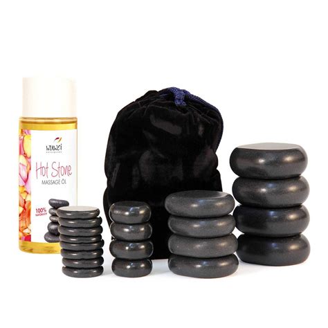 BODYNOVA Hot Stone Verwöhn SET Yogamatten Bodhi Hot Stones Meditationskissen Shiatsu Matten