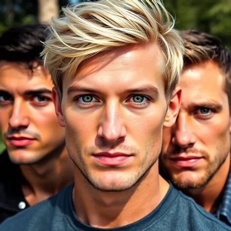 Guys With Blonde Hair Image Free AI Generator Makepix