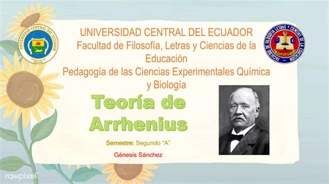 Teoría De Arrhenius Ppt Descarga Gratuita