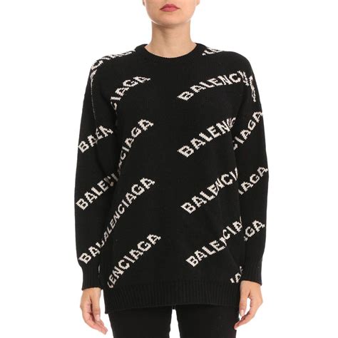 Balenciaga Black Viscose Blend Sweater ニット・セーター 色・サイズを選択black