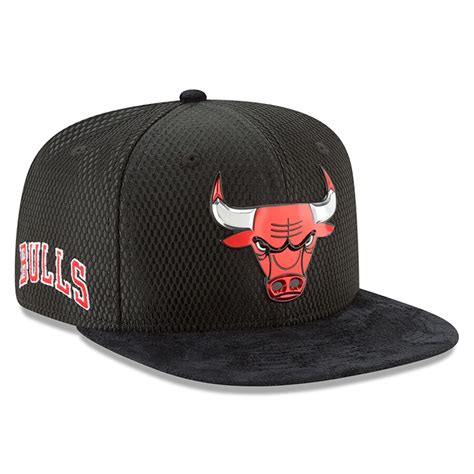 New Era Chicago Bulls Youth Black 2017 Nba Draft Official On Court