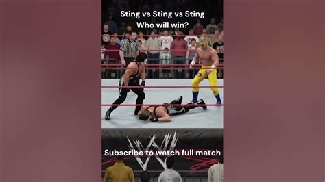 Sting Vs Sting Vs Sting Sting Wcw Vs Sting Wwe Vs Vintage Sting Youtube