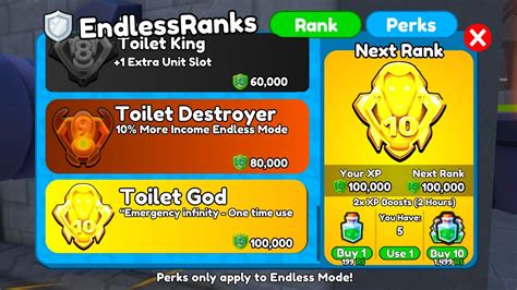 Fastest Way To Unlock Endless Ranks Toilet Tower Defense Youtube