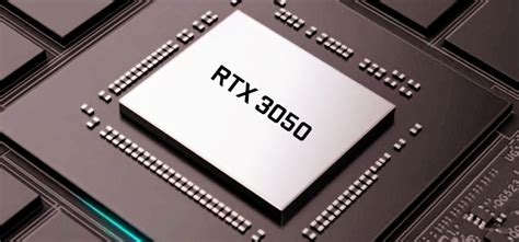 NVIDIA RTX 3050 Mobile: 2048 shaders, 4 GB GDDR6 y 60 W