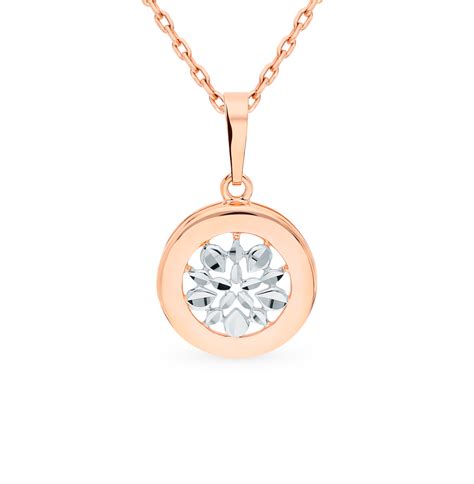 Золотая подвеска МОСКОВСКИЙ ЦЕПЕВЯЗАЛЬНЫЙ ЗАВОД 16105.1*: розовое ...