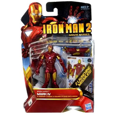 Iron Man 2 Movie Series Iron Man Mark VI With Power Up Glow 4 Action