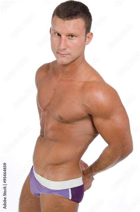 Sexy Naked Man Posing In The Studio Stock Photo Adobe Stock