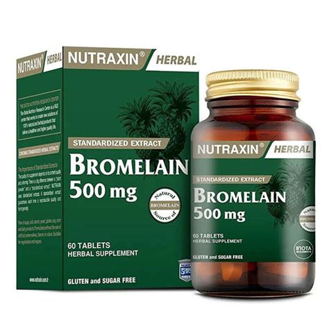 Nutraxin Bromelain 60 Capsules / Нутраксин Бромелайн, 60 капсул ...
