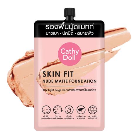 Cathy Doll Skin Fit Nude Matte Foundation Ml Katie Matt Comfortable Easy To Spread Shopee