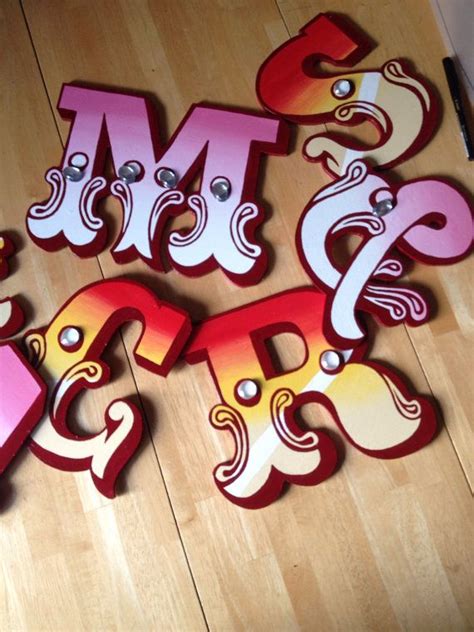 Fairground Style Letters By Richardsbespokeart On Etsy Calendar