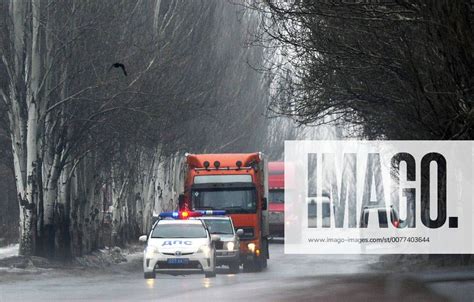 Humanitäre Hilfe Erreicht Donezk Donetsk Ukraine February 21 2017