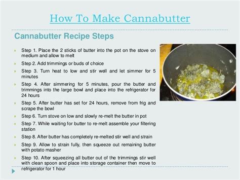 How to Make Marijuana Butter