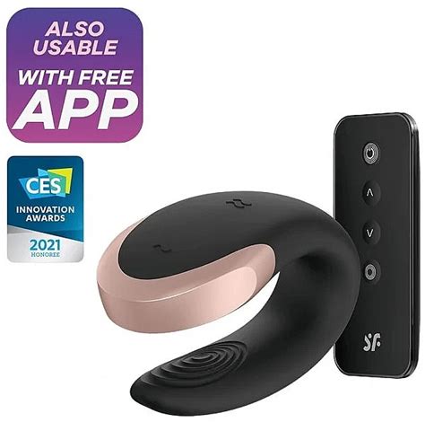 Satisfyer Double Love Luxury Partner Vibrator - Vibratore-smart per ...