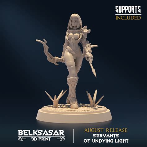 Fichier STL Undying Light Sentinel D Nude Et Normal Plan Imprimable