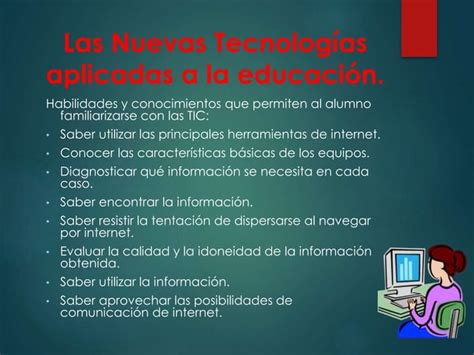 Las Nuevas Tecnologias De La Educacion Ppt