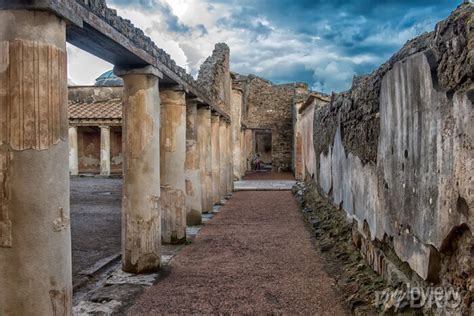 Archaeological Ruin Of Ancient Roman City Pompeii Was Destroyed