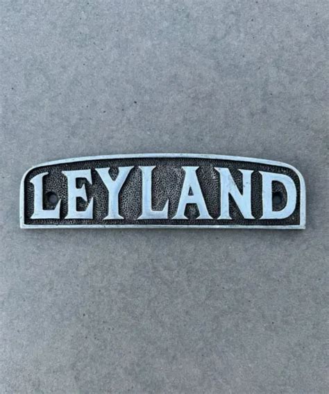 Leyland Motors Bus Coach Lorry Truck Commercial Radiator Badge Emblem