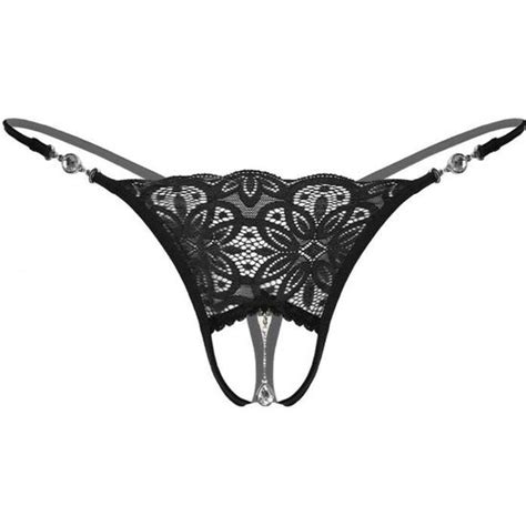 Iiniim Micro String Ouvert Coquin Homme Sissy Lingerie de Nuit Sexy T Back Sous Vêtement