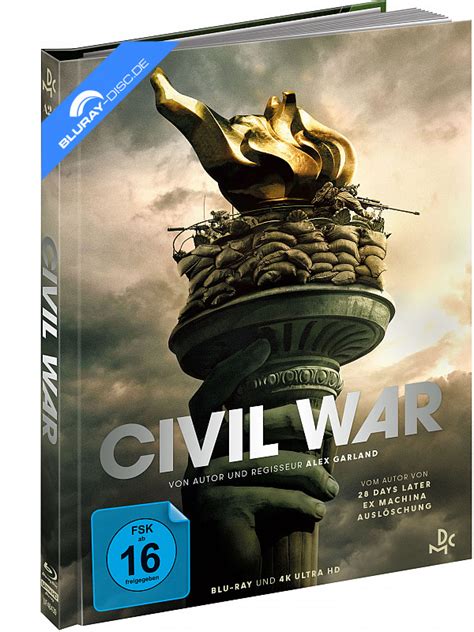 Civil War 2024 4K Limited Mediabook Edition 4K UHD Blu Ray Blu Ray