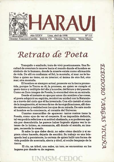 Cedoc Medio Siglo De Poes A Peruana Haraui N A O Xxxv