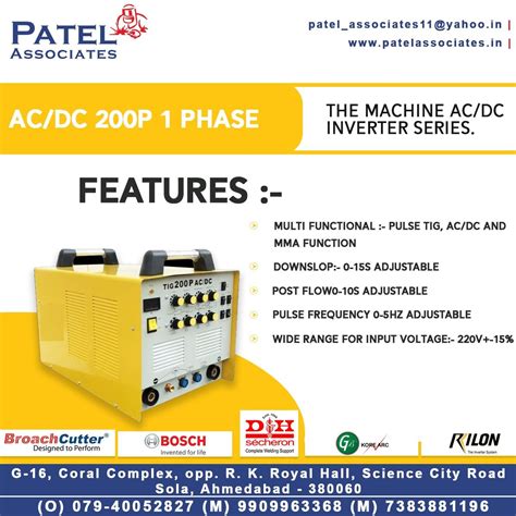 AC/DC 200P 1 Phase Inverter Welding Machine