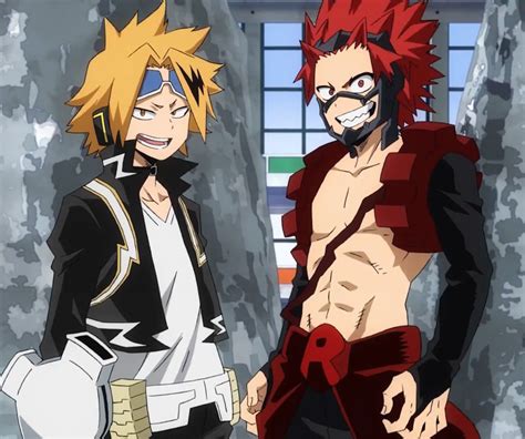 Kirikami Kaminari Denki Kirishima Eijirou Boku No Hero Academia Bnha Mha Human Pikachu Hero