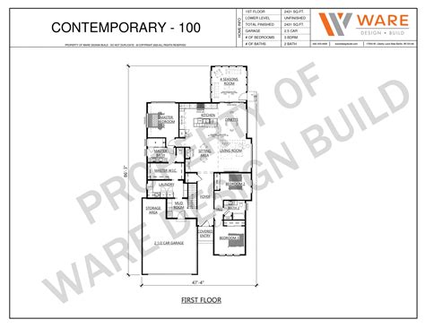 contemporary ranch home plans