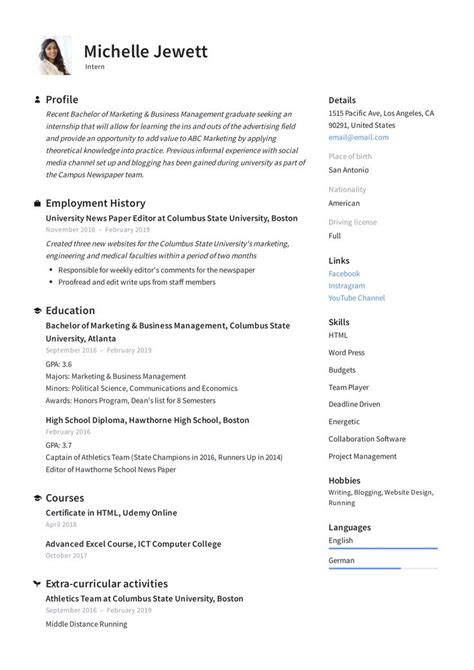 Browse Our Example Of Social Media Intern Job Description Template