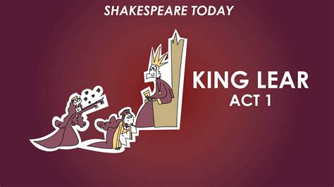 King Lear Act 1 Summary Shakespeare Today Series