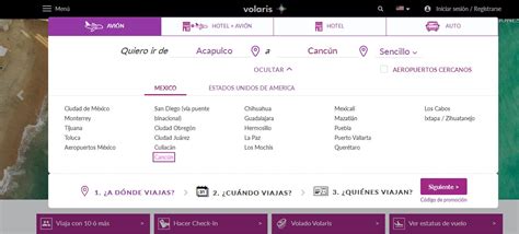 Cómo reservar vuelos en Volaris Aerolíneas