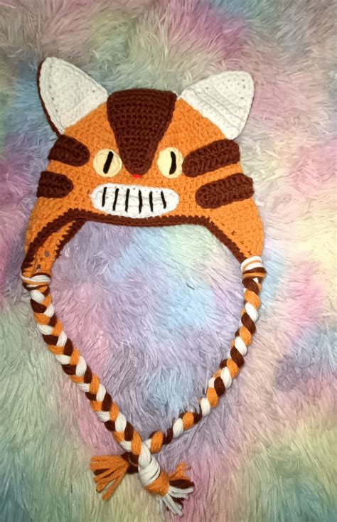 Studio Ghibli My Neighbor Totoro Catbus Hat - Etsy | Crochet totoro ...