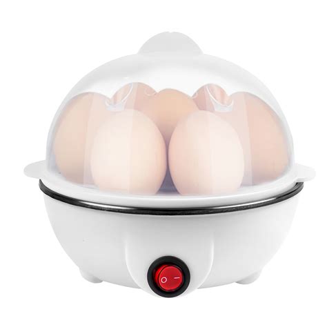 Electric Egg Cooker Rapid Boiler Poacher Maker 7 Egg Large Capacity Eggs Steamer Automatic Shut