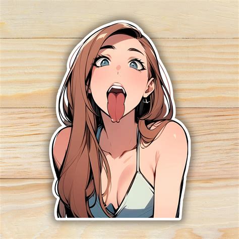 Sexy Anime Waifu Vinyl Stickers Weatherproof Ecchi Ahegao Art Lewd Fanservice Anime Girl Hentai