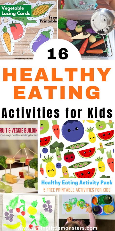 Healthy Eating For Kindergarten Lesson At Piper Walton Blog