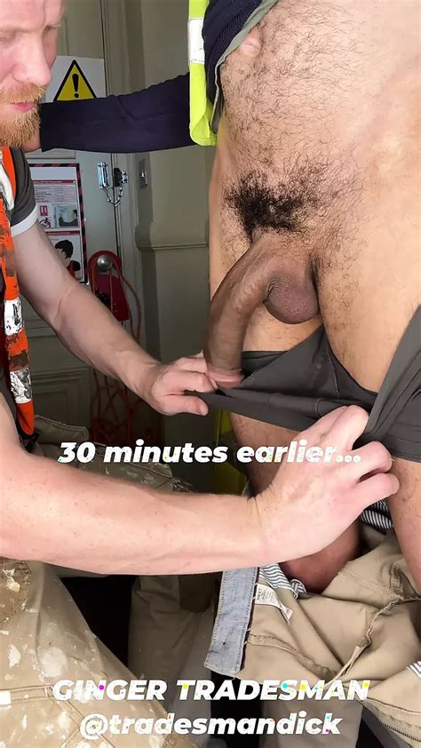 Xl Huge Monster Cock Fucks His Cum Inside Ginger Tradesman S Ass Hole Creampie Gay Porn XHamster