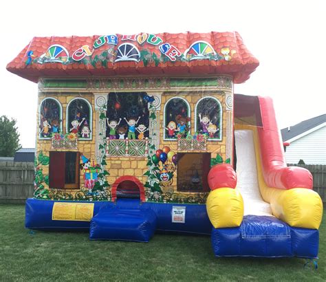 bounce house rental with slide