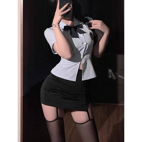 Sexy Lingerie Sexy Cos Secretary Uniform Student Jk Suit Ol Police Officer Policewoman Cosplay